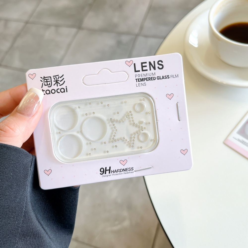 Luxuruy Diamond 3D Heart Glass – Camera Lens Protector Bewertung und Preis