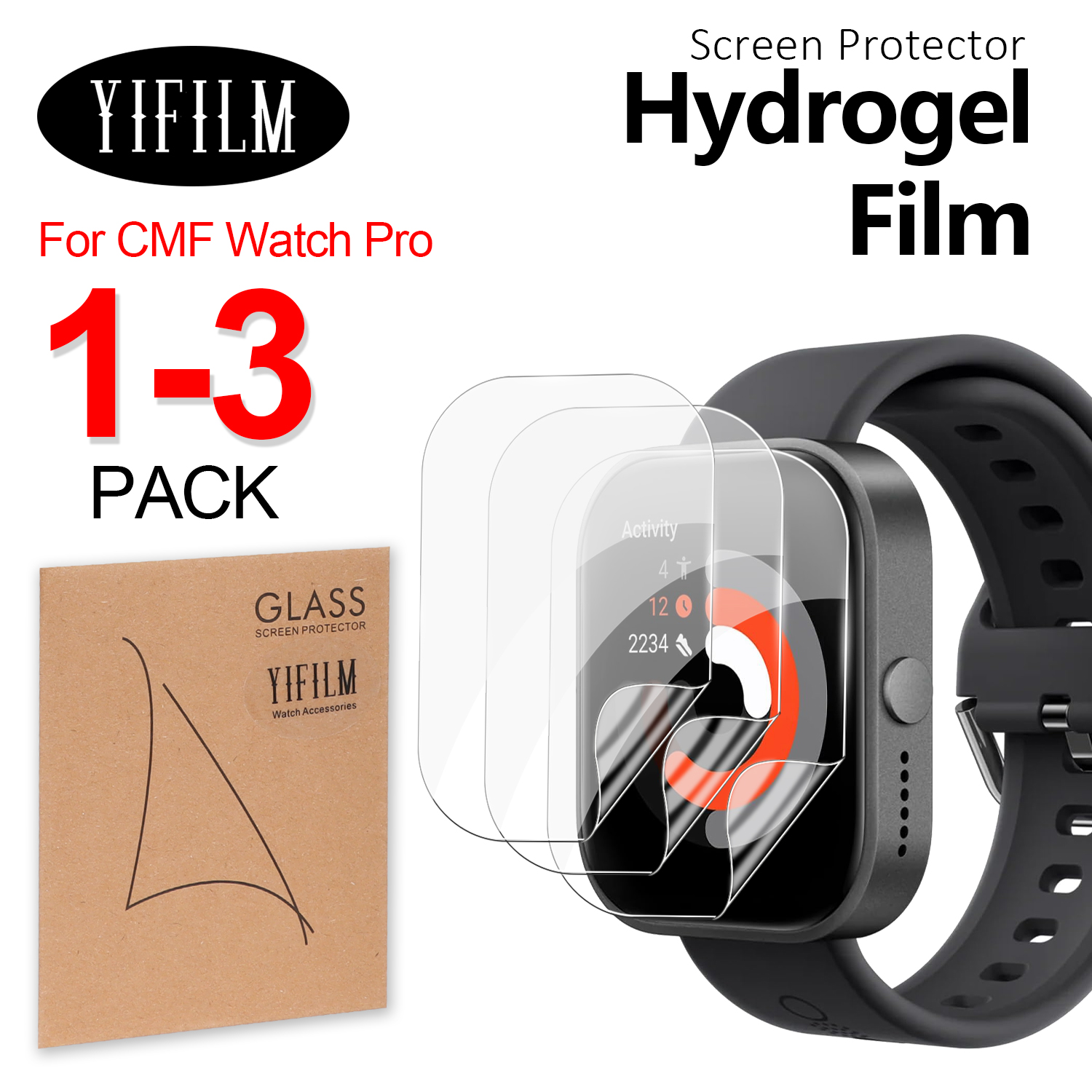 HD Clear TPU Hydraulic Screen  – Smartwatch Screen Film Bewertung und Preis