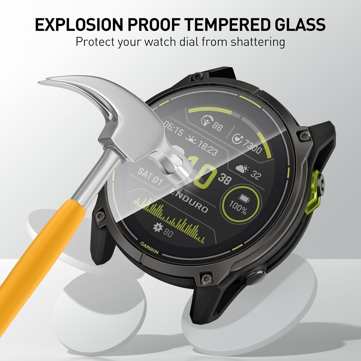 Tempered Glass Films For Garmi – Smartwatch Screen Film Bewertung und Preis