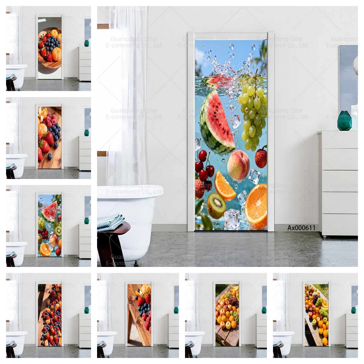 Bright Berry Mix Kitchen Door  – Full Cover Adhesive Bewertung und Preis