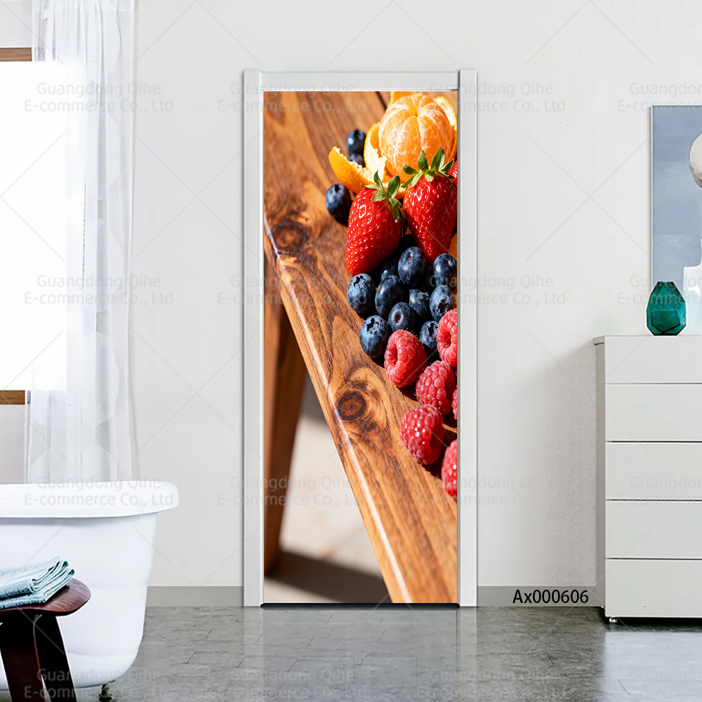 Bright Berry Mix Kitchen Door  – Full Cover Adhesive Bewertung und Preis
