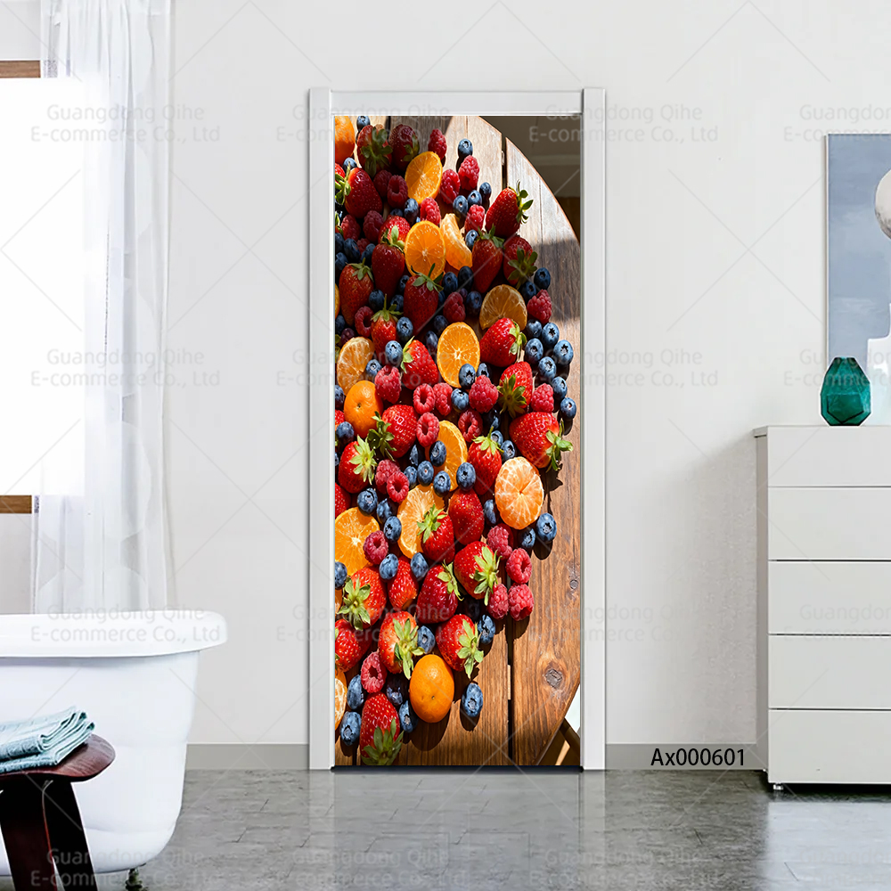 Bright Berry Mix Kitchen Door  – Full Cover Adhesive Bewertung und Preis