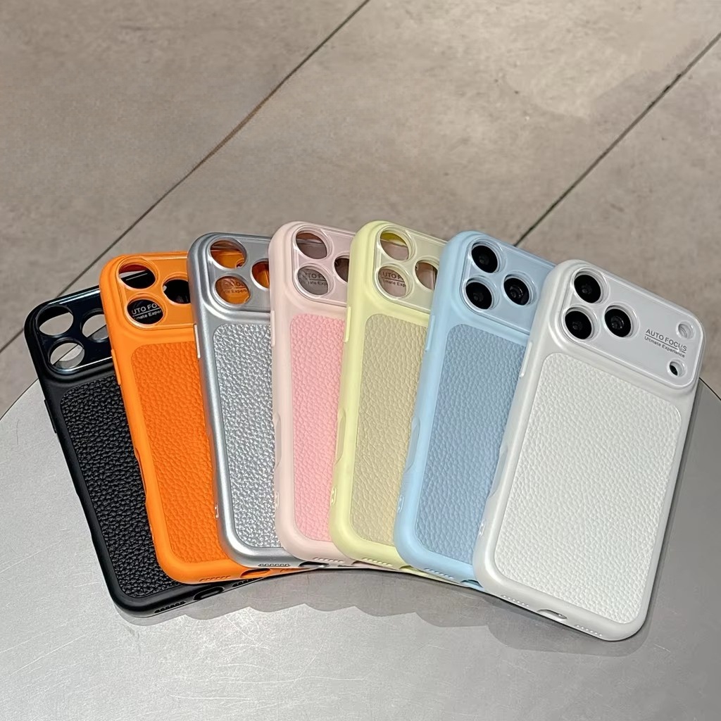 Luxury Lychee Grain Leather Te – Camera Lens Protector Bewertung und Preis
