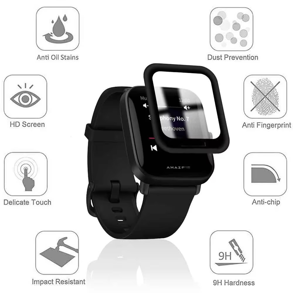 1-6 PCS Screen Protector Film  – Smartwatch Screen Film Bewertung und Preis