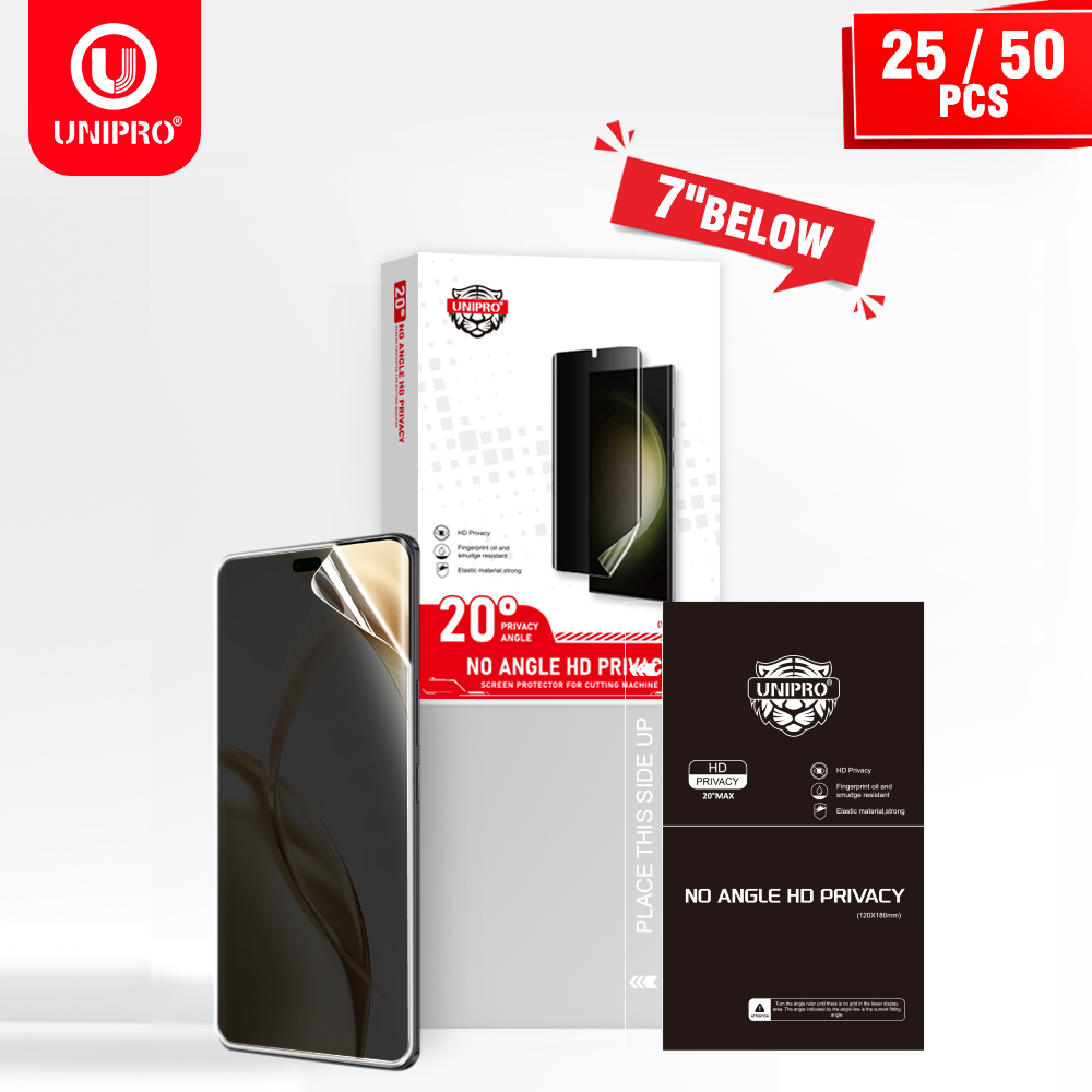UNIPRO 25 50Pcs Anti Peep Film – Screen Protector Cutter Bewertung und Preis