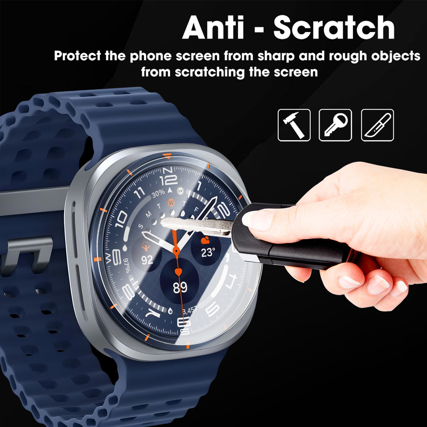 For Samsung Galaxy Watch Ultra – Glass Protector Auto Bewertung und Preis