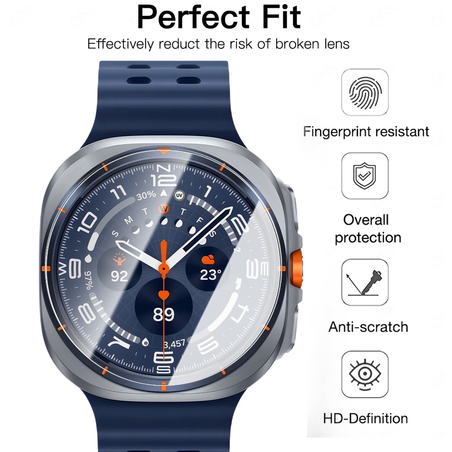 For Samsung Galaxy Watch Ultra – Glass Protector Auto Bewertung und Preis