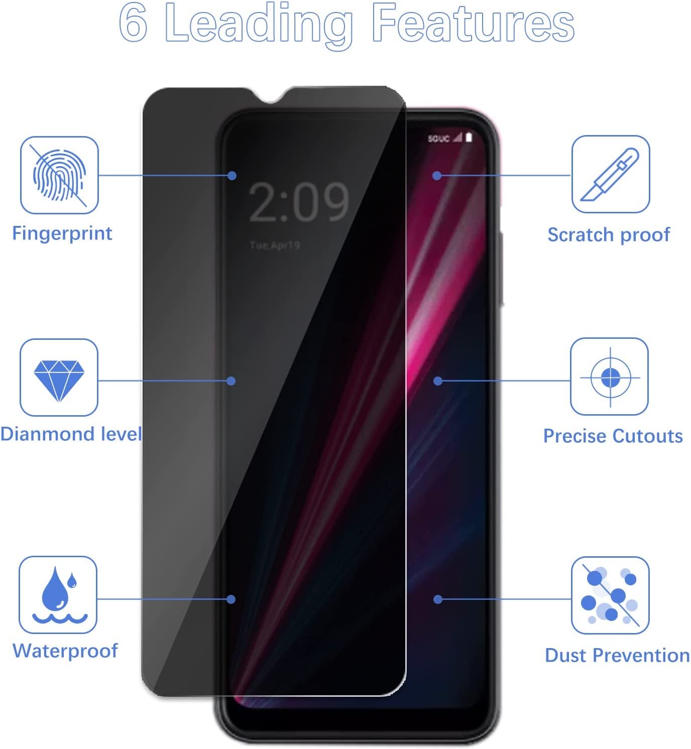 [2 Pack]Fit TCL 40 SE Privacy  – Privacy Filter 2Pack Bewertung und Preis