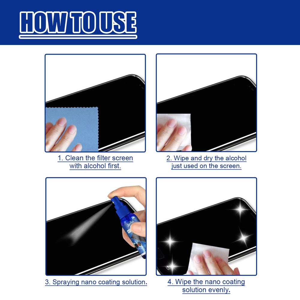 Liquid Screen Protector Spray  – Oleophobic Coating Spray Bewertung und Preis