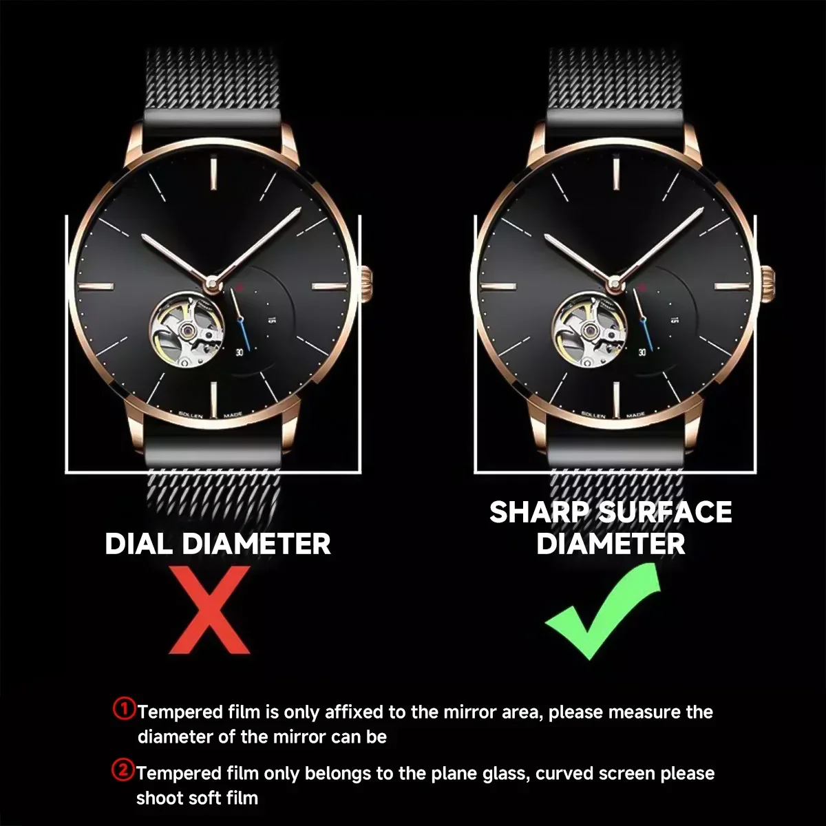 26-46mm Universal Tempered Gla – Smartwatch Screen Film Bewertung und Preis