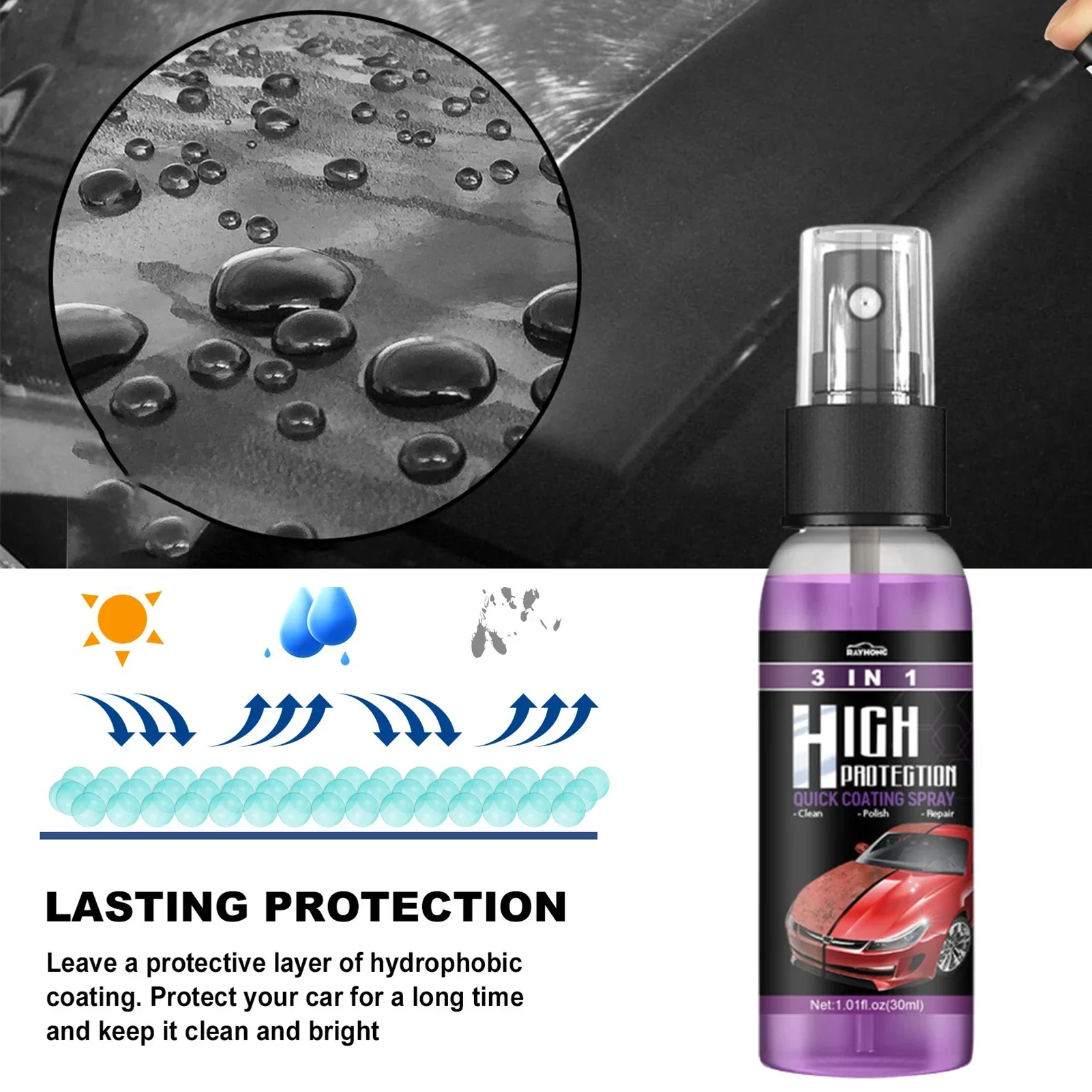 3 in 1 Car Ceramic Liquid Coat – Nano Liquid Coating Bewertung und Preis