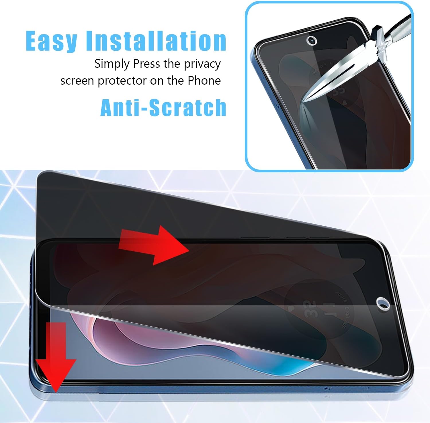 2 PACK Privacy Filter Tempered – Privacy Filter 2Pack Bewertung und Preis