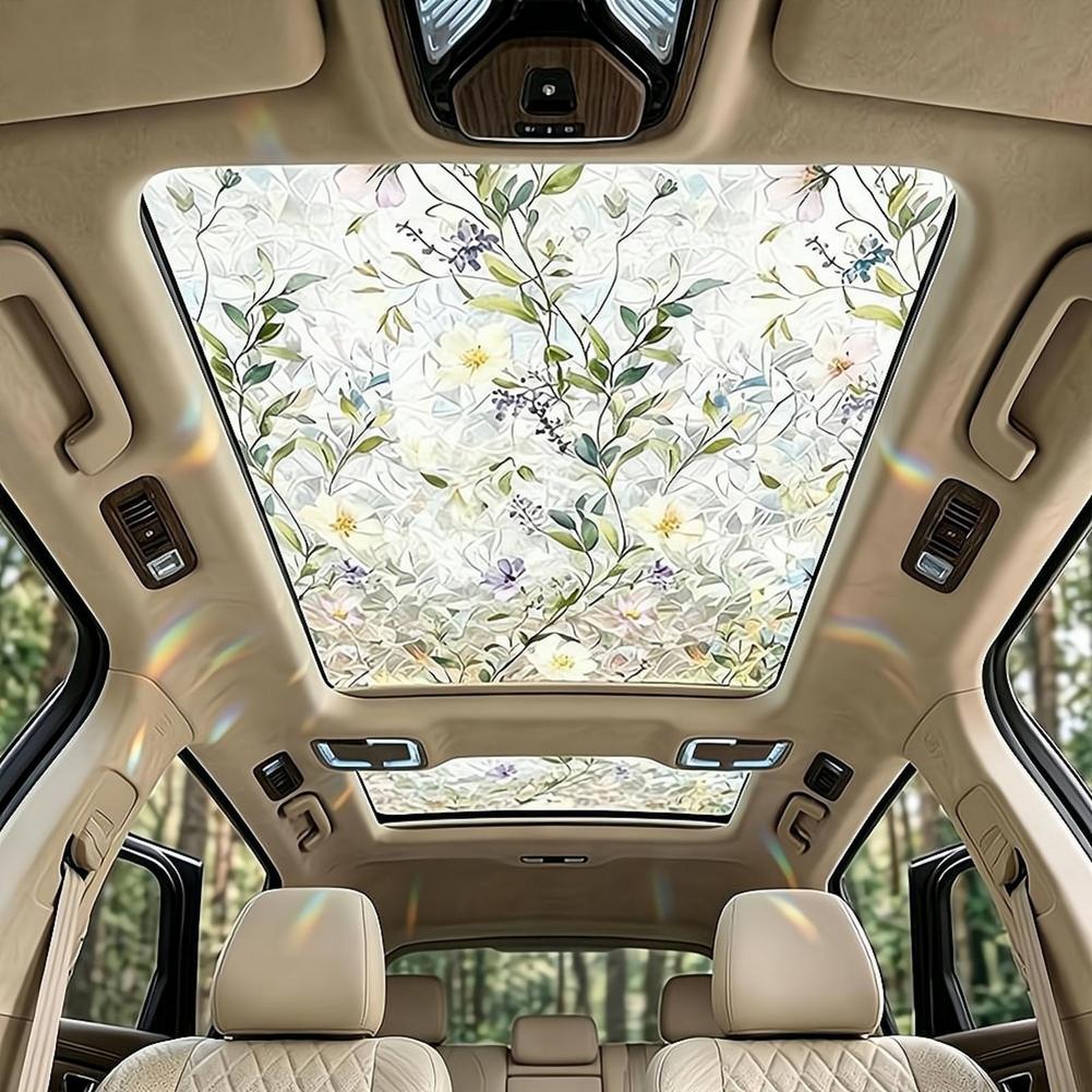 Floral Stained Glass Car Sunro – Privacy Screen Protector Bewertung und Preis