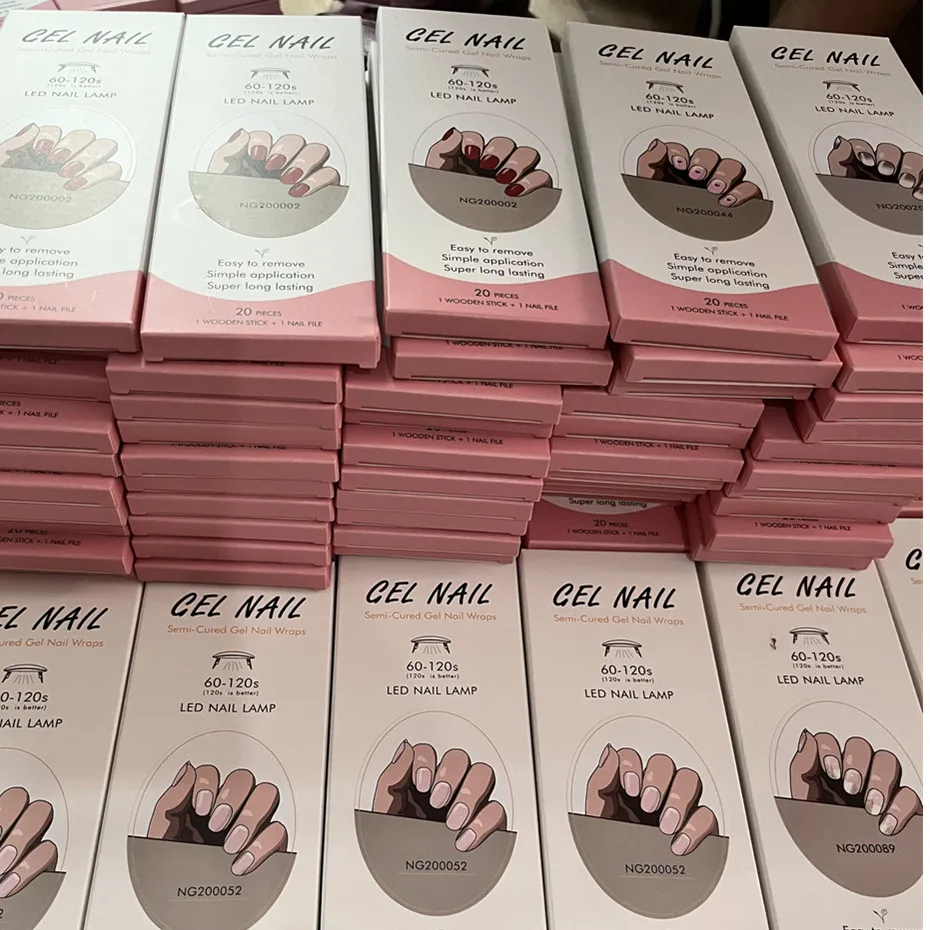 16/18/20Tips Gel Nail Stcikers – Full Cover Adhesive Bewertung und Preis