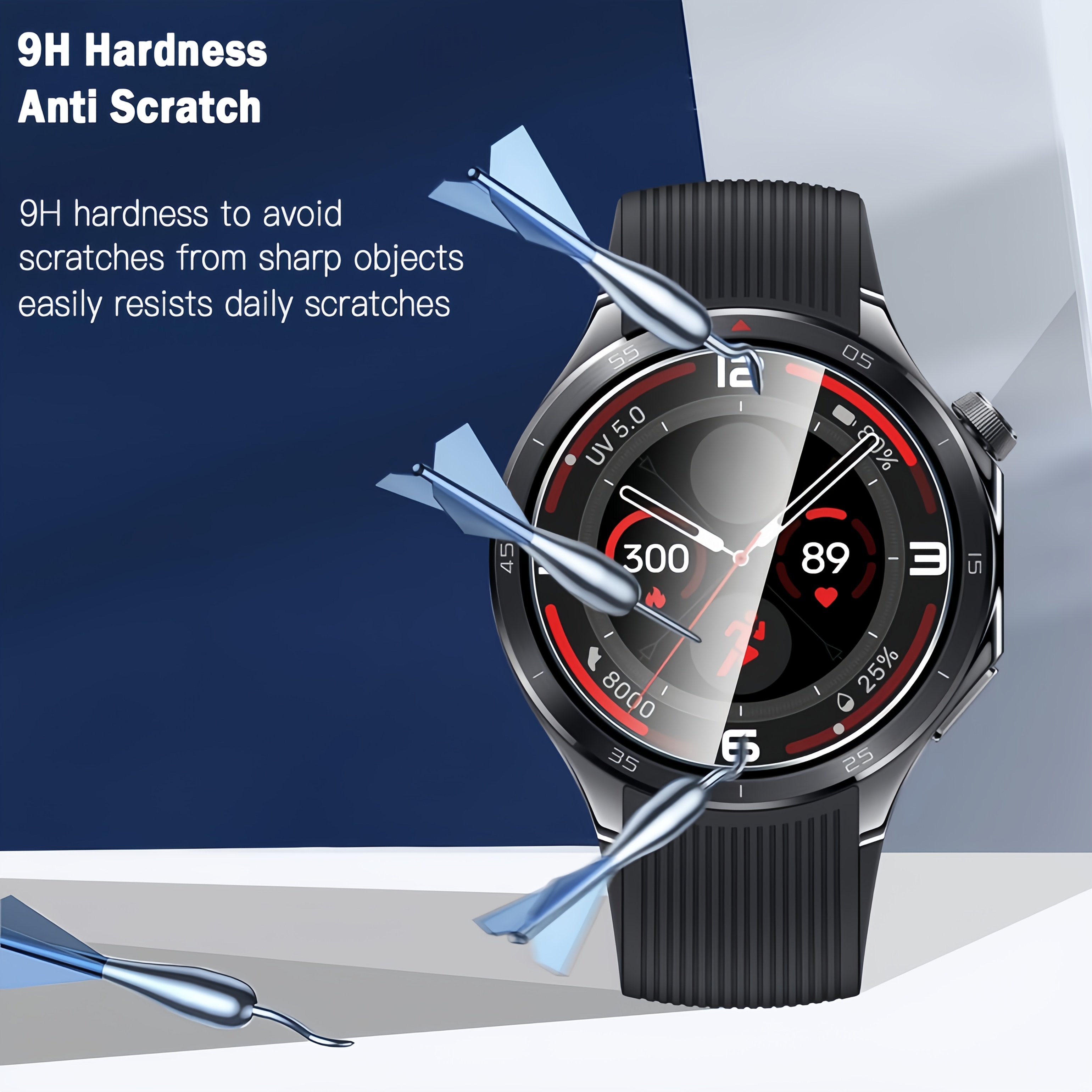 3PCS 9H Tempered Glass Screen  – Smartwatch Screen Film Bewertung und Preis