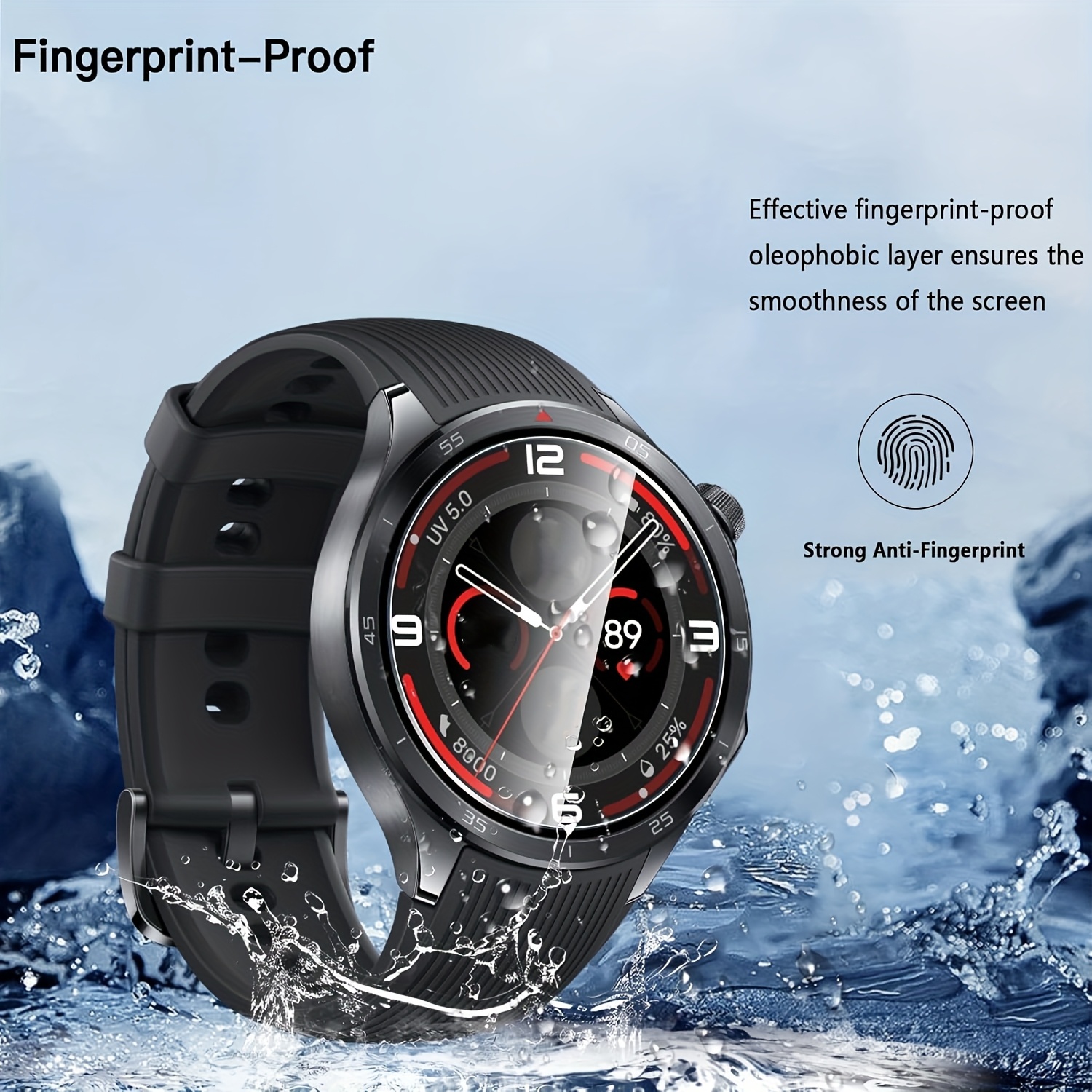 3PCS 9H Tempered Glass Screen  – Smartwatch Screen Film Bewertung und Preis